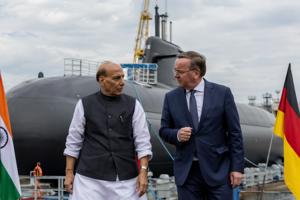 Rajnath Singh Germany visit submarine deal Project-75I TKMS MDL